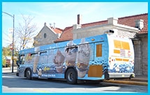 Photo showing a mass transit vehicle in Columbia, MO.
