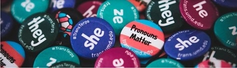 The UMD-PRC website banner highlights an educational focus on LGBTQ  awareness.