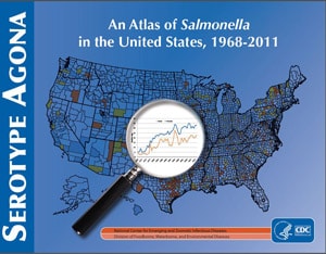 Salmonella Agona report, from An Atlas of Salmonella cover page