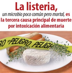 Graphic: La listeria, un microbio poco comun pero mortal, es la tercera causa principal de muerte por intoxicacion alimentaria