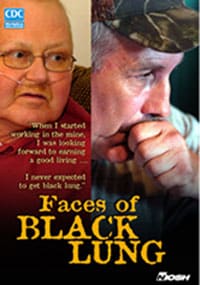 “Imagen de la tapa del DVD Las caras de la neumoconiosis de los mineros de carbón producido por NIOSH”. 