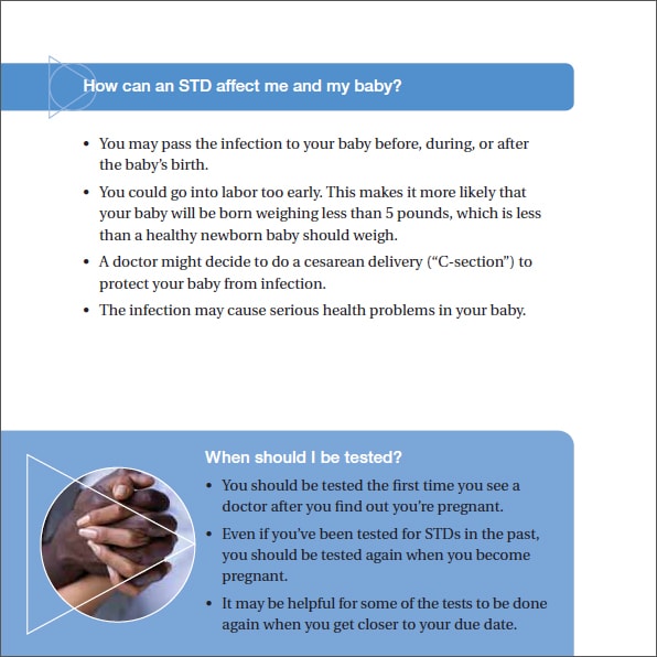 STDs and Pregnancy - The Facts Brochure page 5