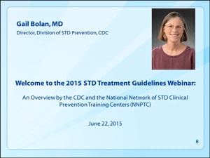 2015 STD Treatment Guidelines Overview Webinar