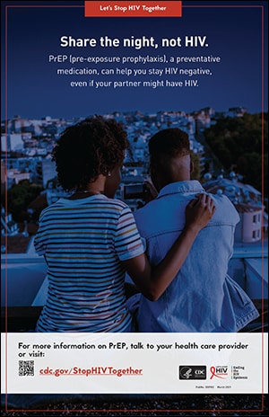 Share the Night, not HIV (Poster)