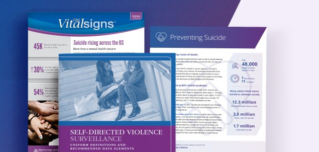 Image of suicide prevention publications