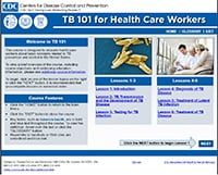 TB101 For Healthcare Workers main page