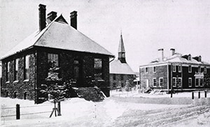 Image of the laboratory buildings at Adirondack Cottage Sanatorium, Saranac N.Y. . Courtesy of U.S. National Library of Medicine.
