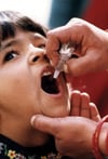 Polio iradication program, India