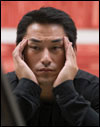 Man stressed