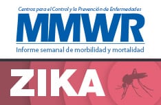 Botón de MMWR de CDC sobre el zika