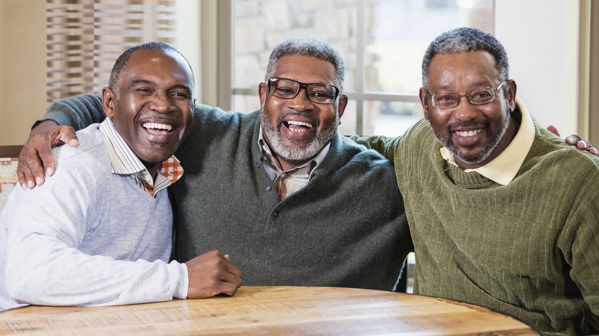 three African American men