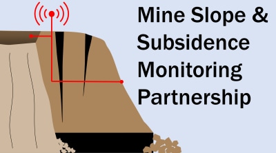 Mine slope subsidence monitoring partnership icon