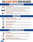 large thumbnail of 10 Sleep Tips for Miners infographic