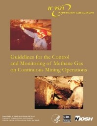 Image of publication Guidelines for the Control and Monitoring of Methane Gas on Continuous Mining Operations