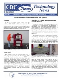 Image of publication Technology News 542 - Field Use Round Determinate Panel Test System