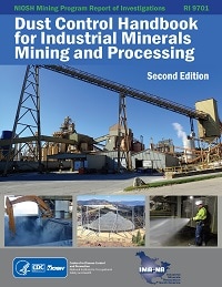 Front cover of Dust Control Handbook for Industrial Minerals Mining and Processing, Second edition