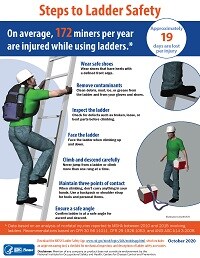 Infographic: Steps to Ladder Safety