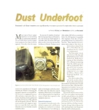 Image of publication Dust Underfoot: Enclosed Cab Floor Heaters Can Significantly Increase Operator's Respirable Dust Exposure