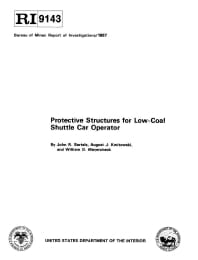 Image of publication Protective Structures for Low-Coal Shuttle Car Operator