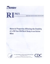 Image of publication Material Properties Affecting the Stability of a 50-Year-Old Rock Dump in an Active Mine