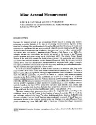 Image of publication Mine Aerosol Measurement