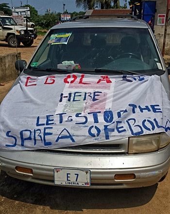 Educational messages on Ebola are delivered in unique ways in Liberia