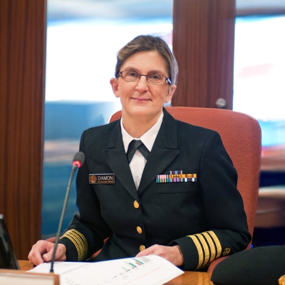 Captain Inger Damon, M.D., Ph.D., Ebola Response Team Incident Commander 
