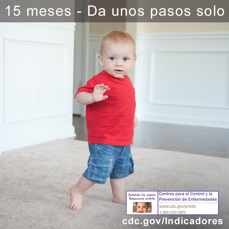 Da unos pasos por su cuenta