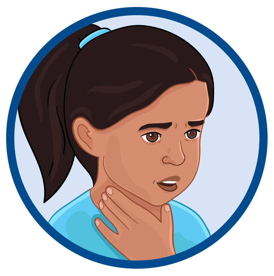 AFM symptoms: difficulty with swallowing or slurred speech