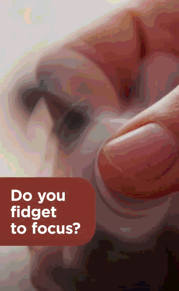 Do you fidget to focus? Or does fidgeting become your focus. Is it ADHD? Learn more about ADHD in adults. Visit cdc.gov/ADHD