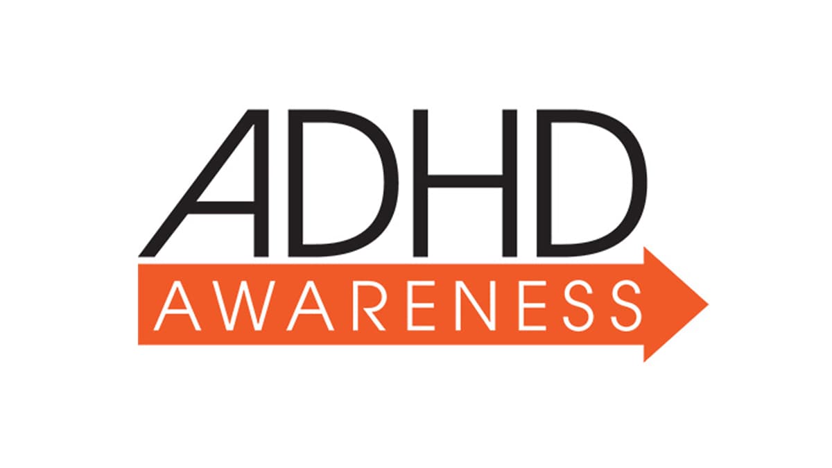 ADHD awareness month logo.