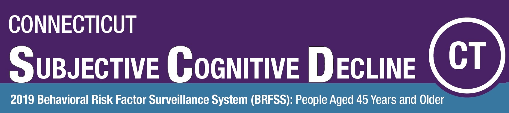 Connecticut SCD 2019 Behavioral Risk Factor Surveillance System (BRFSS): People Aged 45 Years and Older
