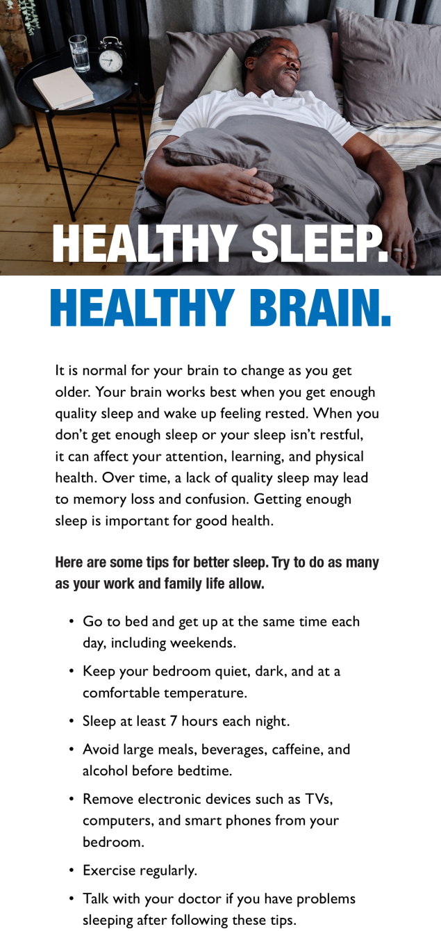 Healthy Sleep Healthy Brain page 1
