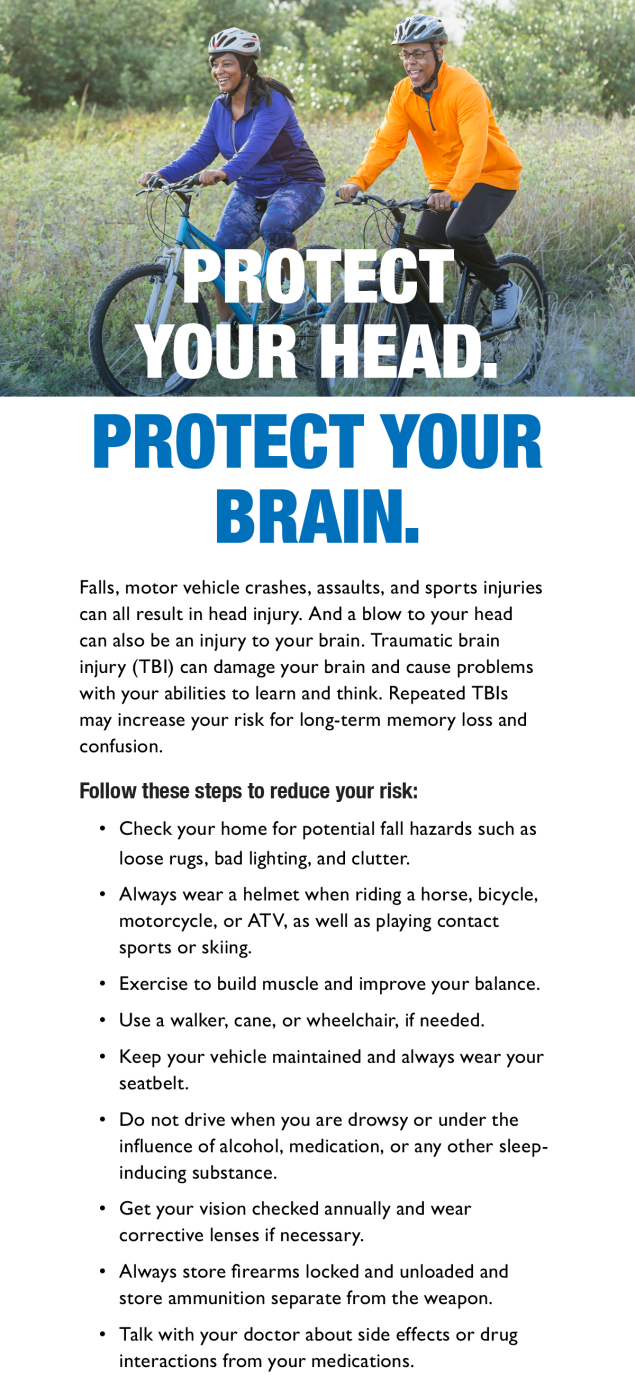 Protect Your Head Protect Your Brain Page 1