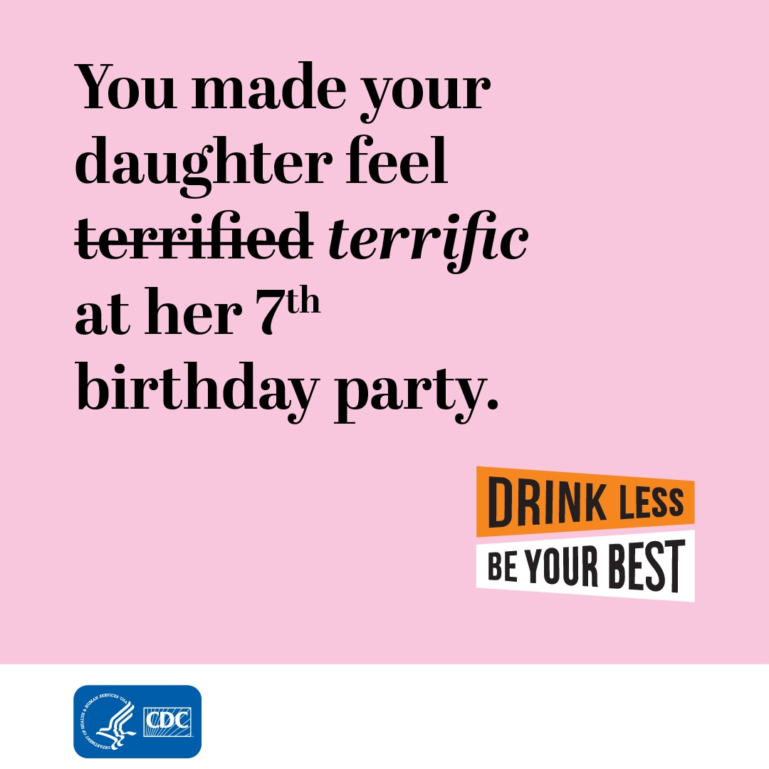 You made your daughter feel terrified (strike that) terrific at her 7th birthday party.