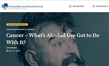 cancer - what's alcohol use got to do with it?