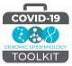 toolkit shape with words COVID-19 Genomic Epidemiology Toolkit