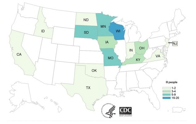 map - for text go to https://www.cdc.gov/salmonella/heidelberg-11-16/map.html