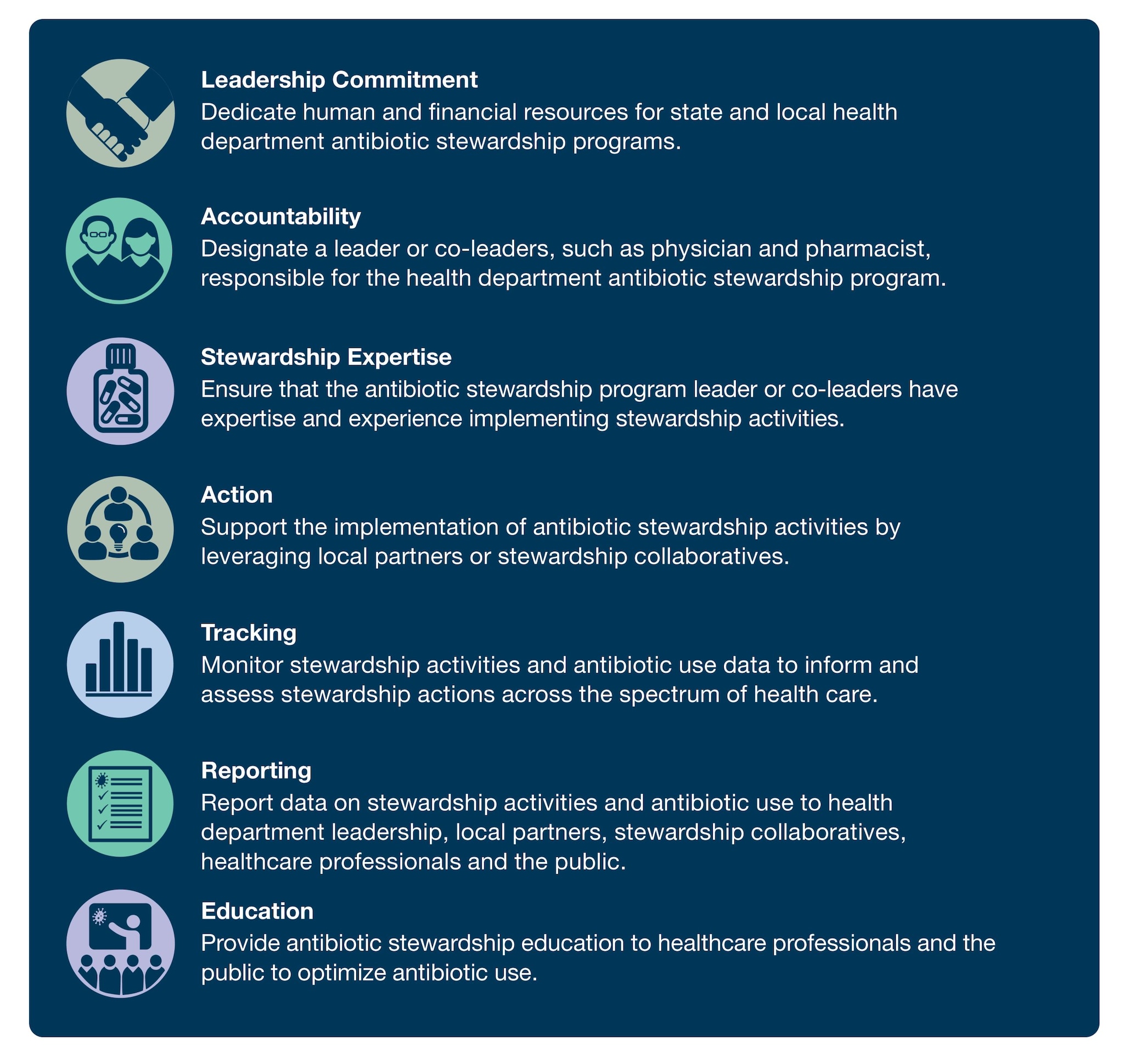 Core-Elements of Antibiotic Stewardship for Health Oblong