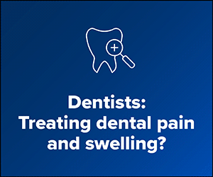 Banner encouraging dentists to optimize antibiotic selection.