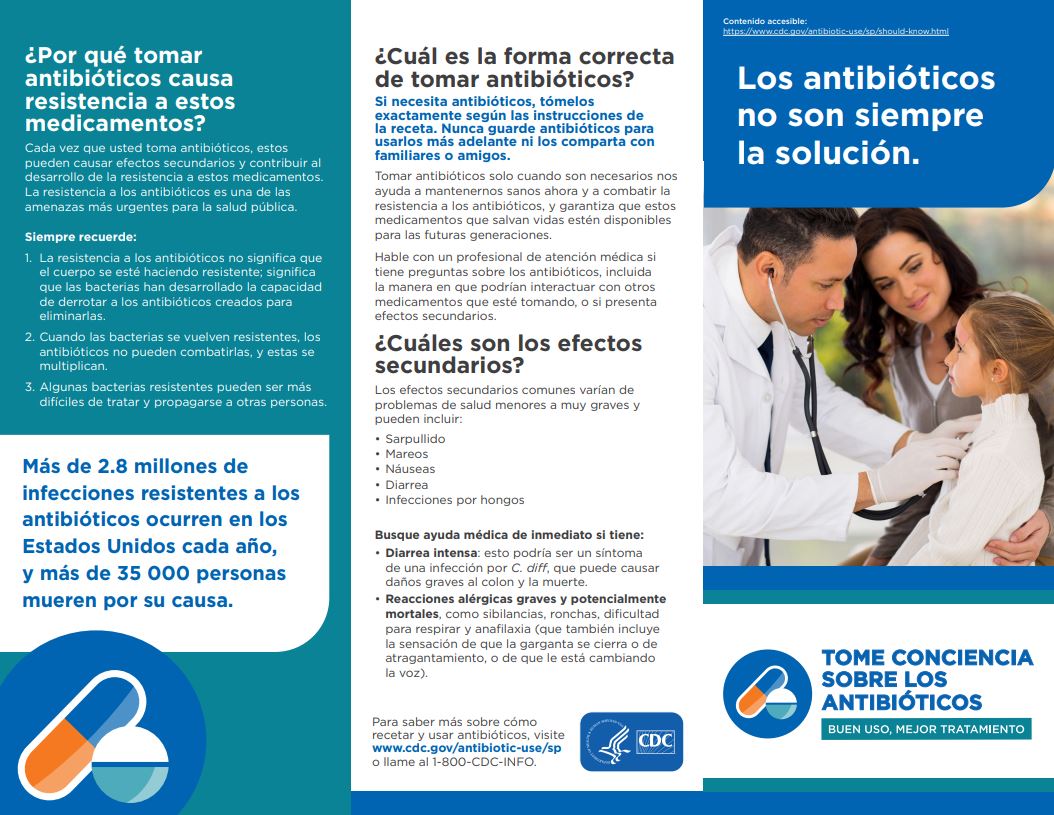 Los antibi&oacute;ticos no son siempre la soluci&oacute;n.