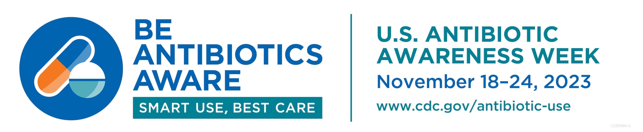 U.S. Antibiotic Awareness Week (USAAW) Banner Nov 18-24, 2023