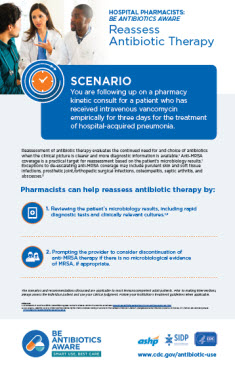 Poster: Reassess Antibiotic Therapy 11 x 17