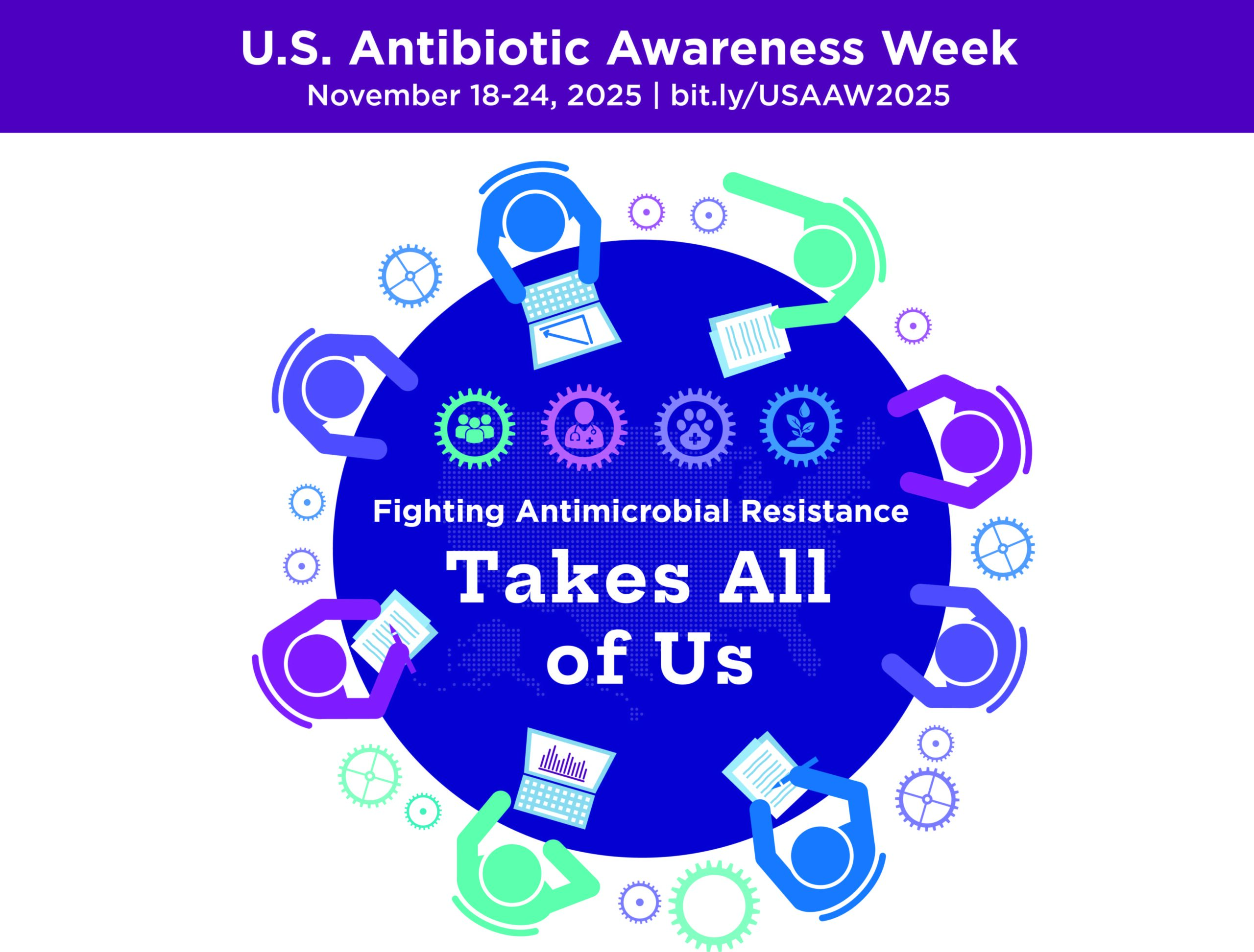 Animicrobial Sign U.S. Antibiotic Awareness Week Fighting Antimicrobial Resistance Takes ...