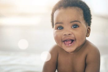 image of a smiling infant