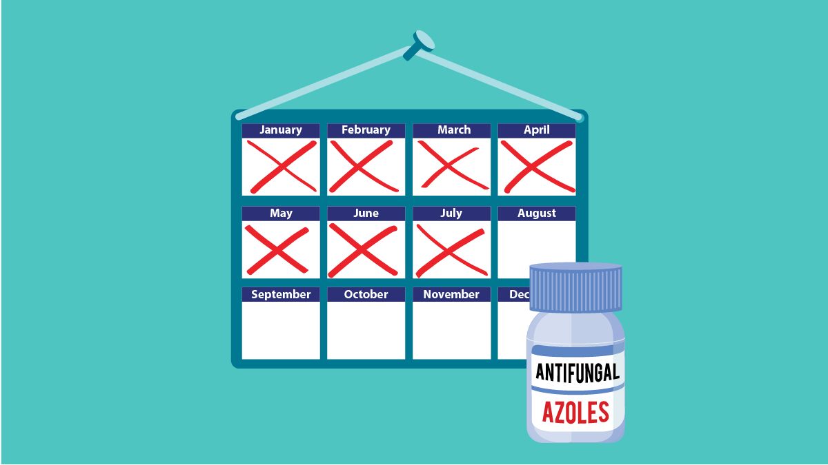 Calendar and antifungal medicine