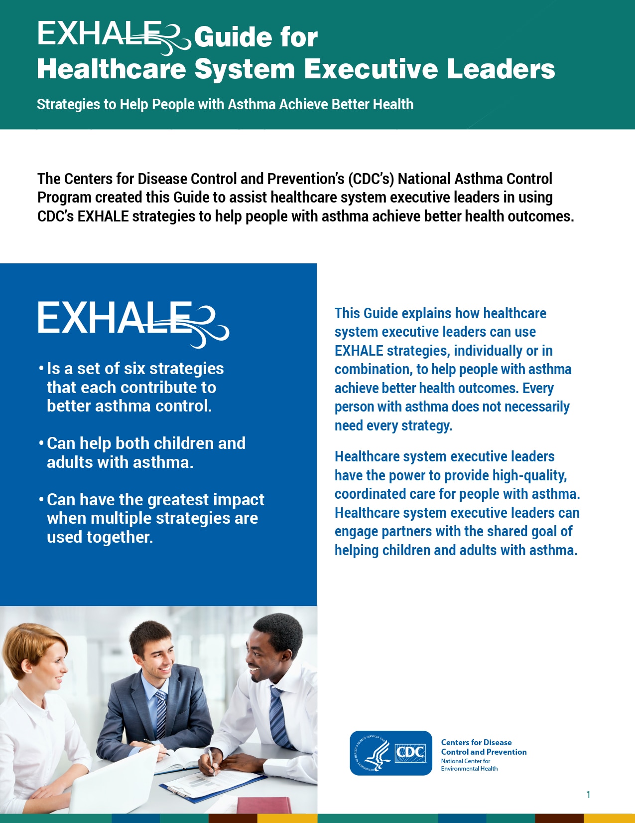 EXHALE Guide for Healthcare System Executive Leaders