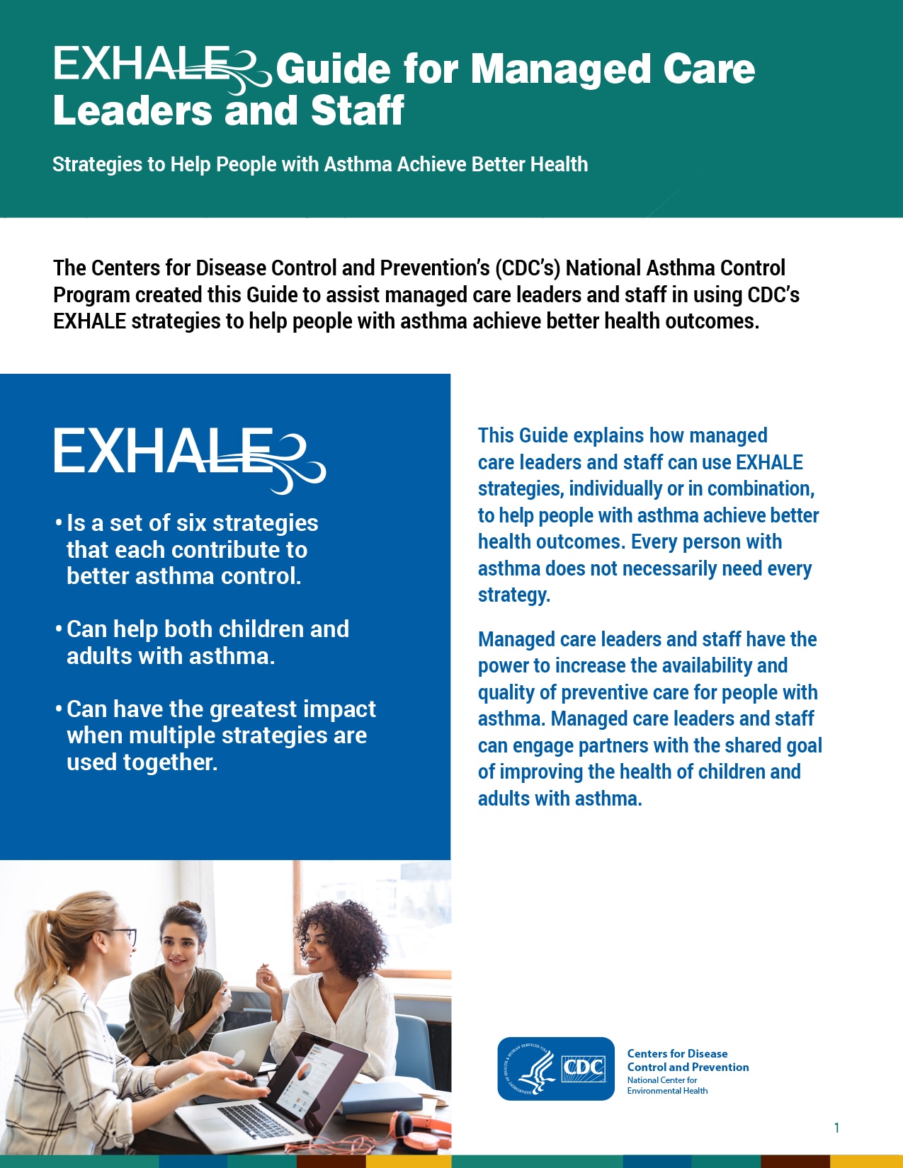 EXHALE Guide for Managed Care Leaders and Staff