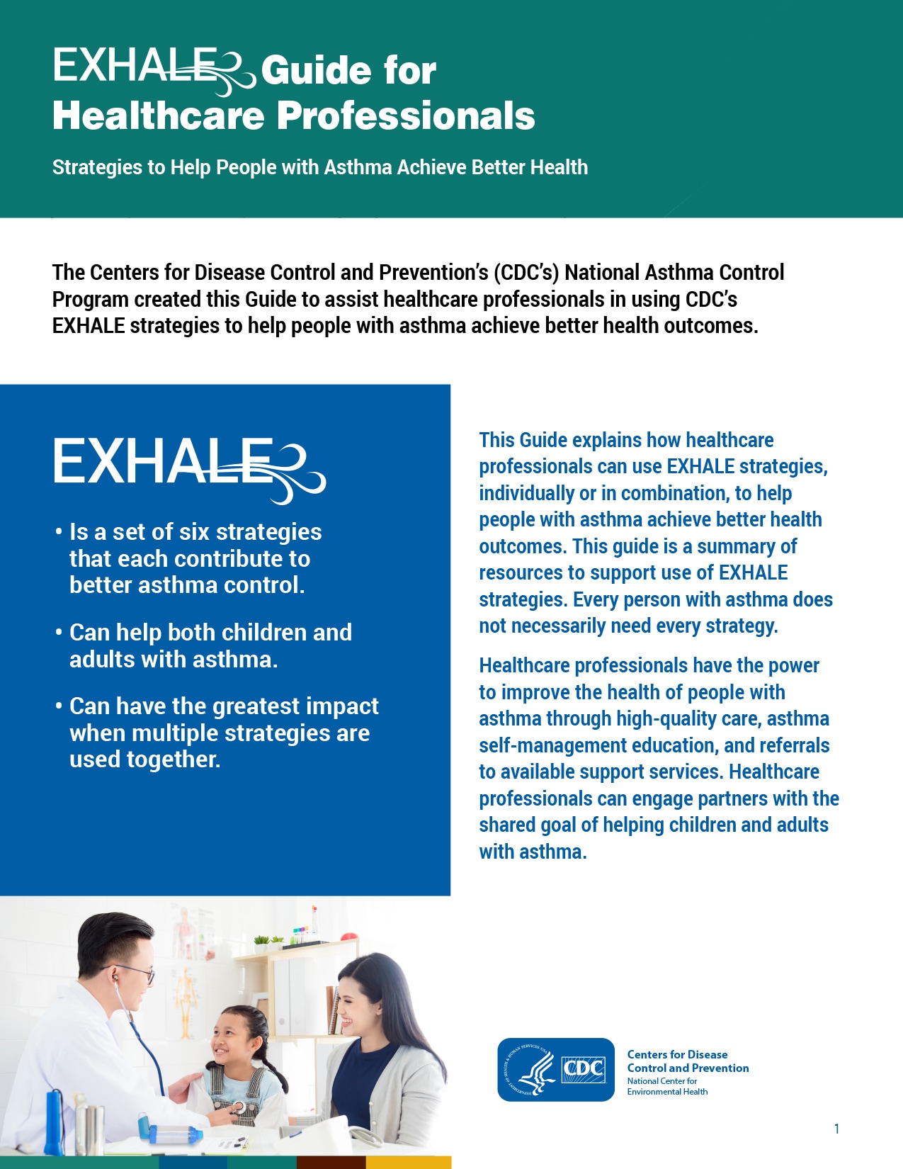 EXHALE Guide for Healthcare Professionals
