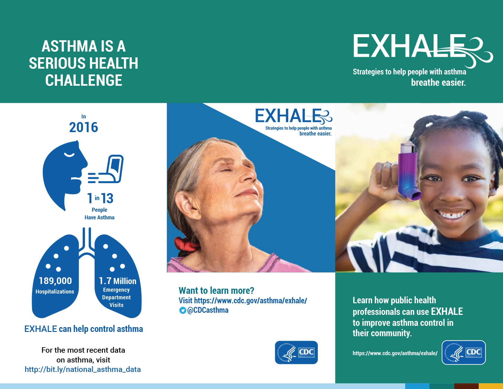 Brochure: EXHALE Strategies to help people with asthma breathe easier